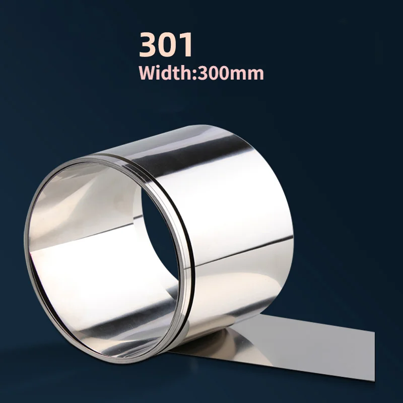 Width 300 Mm Thickness 0.45mm/0.5mm/0.6mm/0.7mm/0.8mm Sus301 Stainless