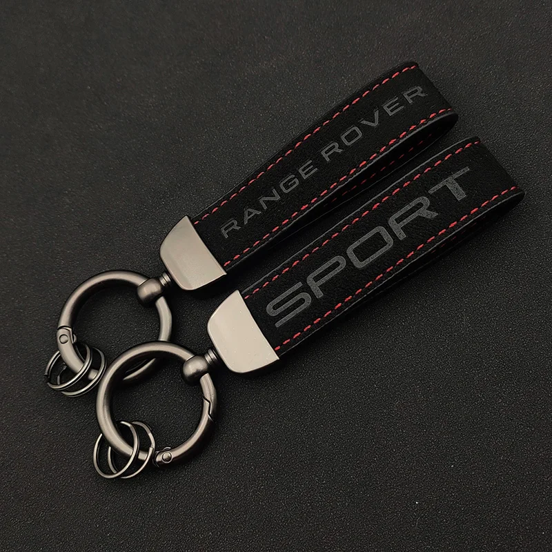 

2023 Luxury Keyring Women Men Leather Car Keychain for Land Rover Evoque Range Rover L322 L405 L320 L460 L494 Sport Accessories