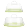 Pie Cake Carrier with Lid Multipurpose Muffin Tart Cookie Dessert Keeper Cake Stand for Picnic Party Cookies Cupcake Kitchen 1