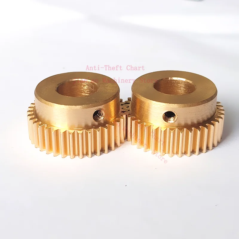 Convex Step Copper Involute Cylindrical Gear Tooth 0.8 Mod 30t 31t 32t 33t 34t 35t 36t 37t 38t 39t 40t 41t 42t 43t 44t 45t Teeth