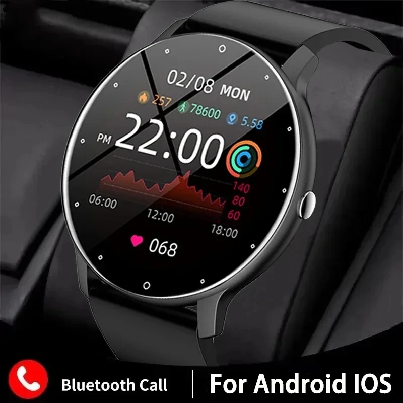 

2024 Smart Watch Men 1.28" Full Touch Bracelet Fitness Tracker Sports Watches Bluetooth Call Smart Clock Women Smartwatch