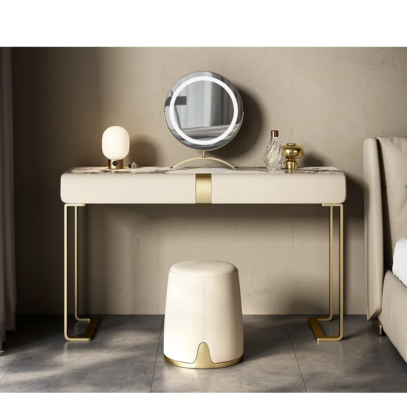 

Роскошный стол для макияжа, роскошная спальня, современный минималистичный высококачественный дизайнерский новый итальянский шиферный комод 2022