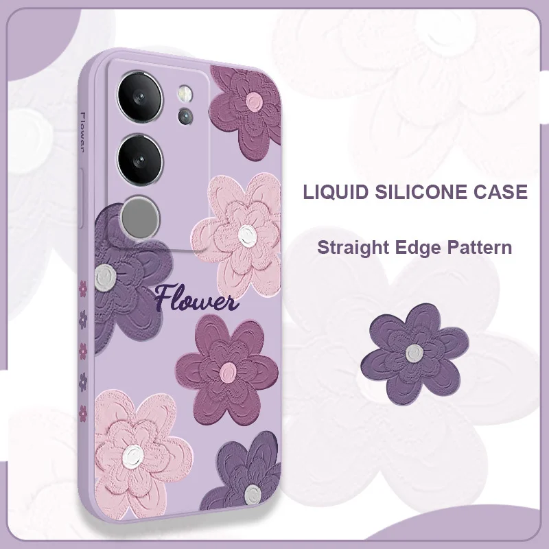 Elegant Mottled Flowers Phone Case - Vibrant & Stylish Design