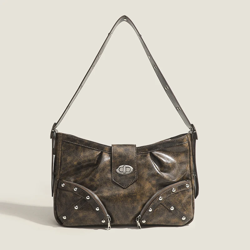 

Ladies High Quality Designer Shoulder Bags Underarm Bags Leather Y2k Trendy Large Capacity New Handbags Luxury Casual Fashion