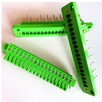 10 ชุด 15EDGWB + KM-3.81mm 2-24p Through-wall plug-in terminal block หน้าแปลนคงที่แผงแถวสาย arc 6