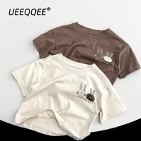 Summer Children T-Shirts 1-8Y Boys Girls Cotton Print Cartoon Short Sleeve T Shirts Tops Tees Toddler Wear Tshirt Kids Clothing 1