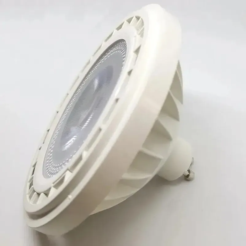 고출력 디밍 가능 LED 스포트라이트, 내장 다운라이트 매립형 천장 실내 조명, 15W, G53 GU10 AR111 ES111 QR111, 2 개