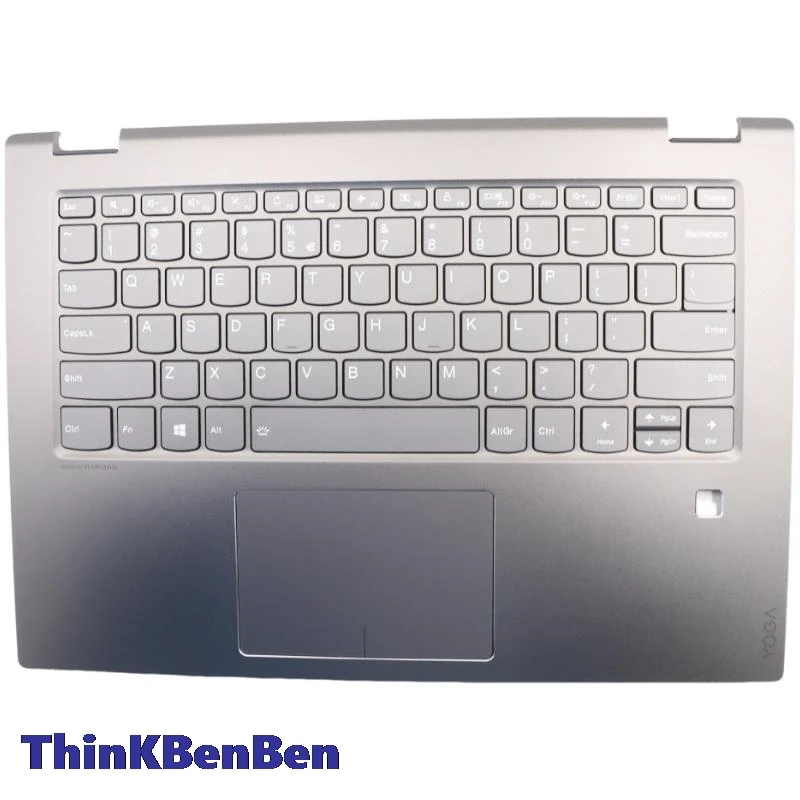 

US English Keyboard Onyx Black Upper Case Palmrest Shell Cover For Lenovo Yoga 520 14 14IKB Flex 5 1470 5CB0N67585