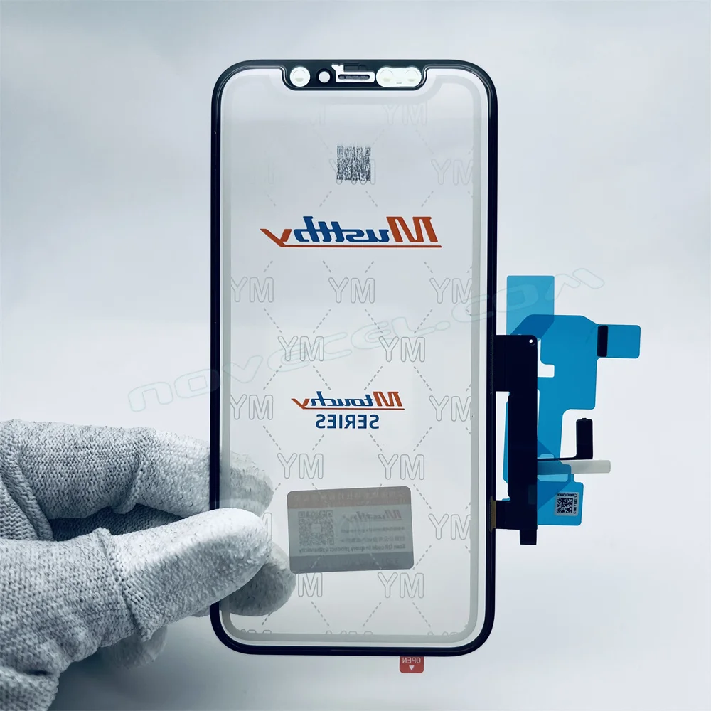 Musttby 10pcs 12 promax Touch Digitizer Replacement With OCA Without IC  For iPhone 11 12 13 pro promax mini LCD Screen Repair