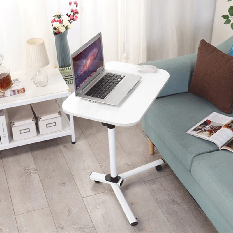 Study Pc Wood Computer Desk Bedroom Shelf Adjustable Laptop Ergonomic Desk Work Portable Coffee Bureaux Home Furniture OA50CD simple outdoor imitation wood metal bar table garden balcony foldable hanging railing study afternoon tea coffee snack table