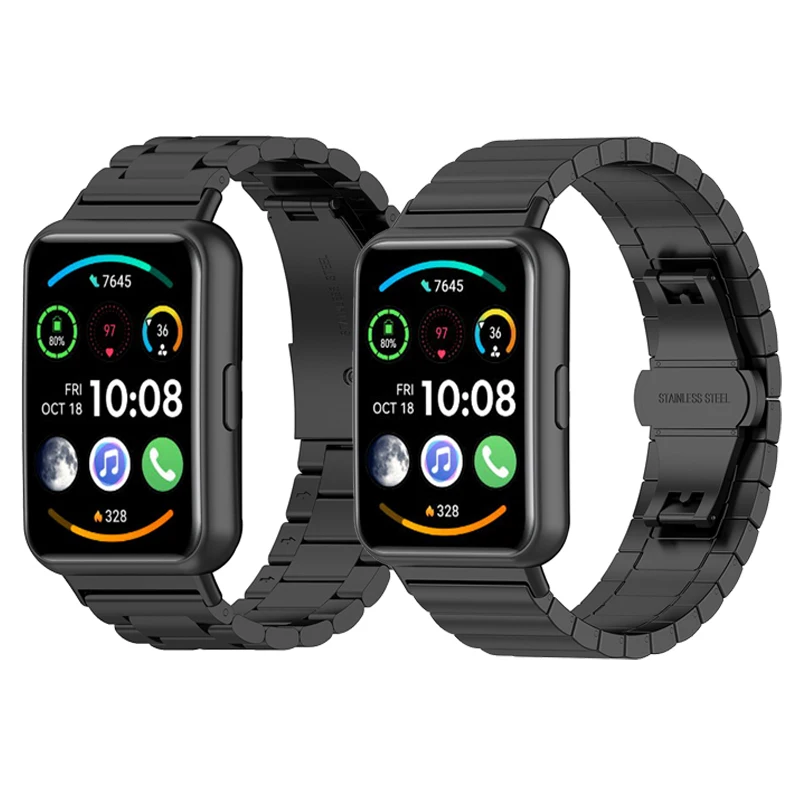 

Metal Bracelets For Huawei Watch Fit 2/Fit Smart Watch Band For Huawei Watch Fit Wristband Fashion trends Stainless Steel Strap