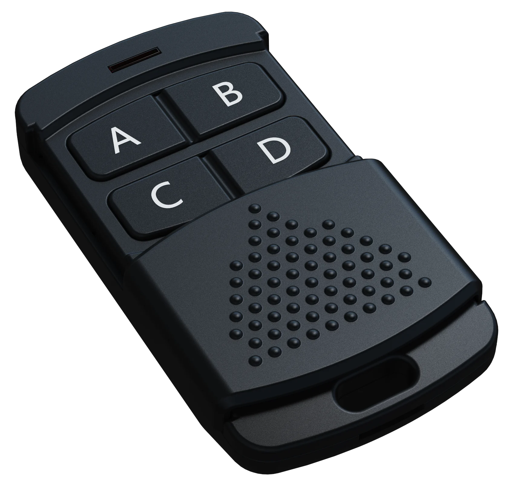 2 Mandos A Distancia 433,92 MHz Para Puerta De Garaje - Duplicador De Código Fijo, Compatible Con Varios Chips