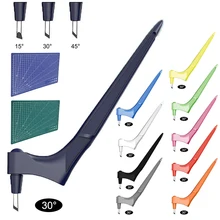 Herramientas de corte para manualidades, cortador de papel de hoja giratoria 360, cuchillo de escultura de Decoupage, herramienta de corte de arte resistente al desgaste de bricolaje