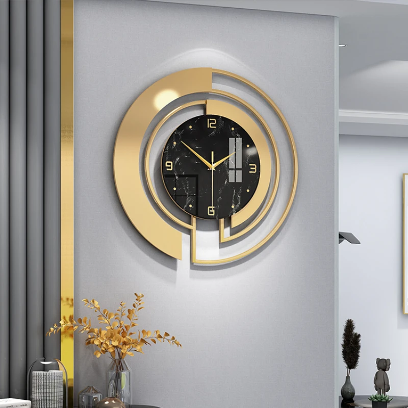 Luxury Wall Clock Living Room Clock Luxury Watch Home Decor Living