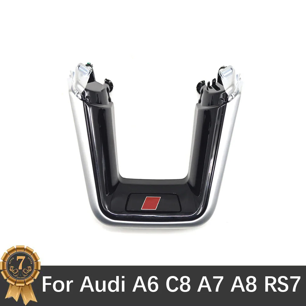 

For Audi A6 C8 A7 A8 RS7 RS8 New Steering Wheel S Logo RS Logo Assembly Accessories