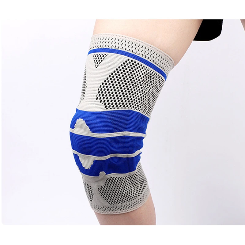 Knee Pads for Sport  Gym Fitness Running Hiking Knee Support Knee Brace Protector Silicone Pad Springs Support