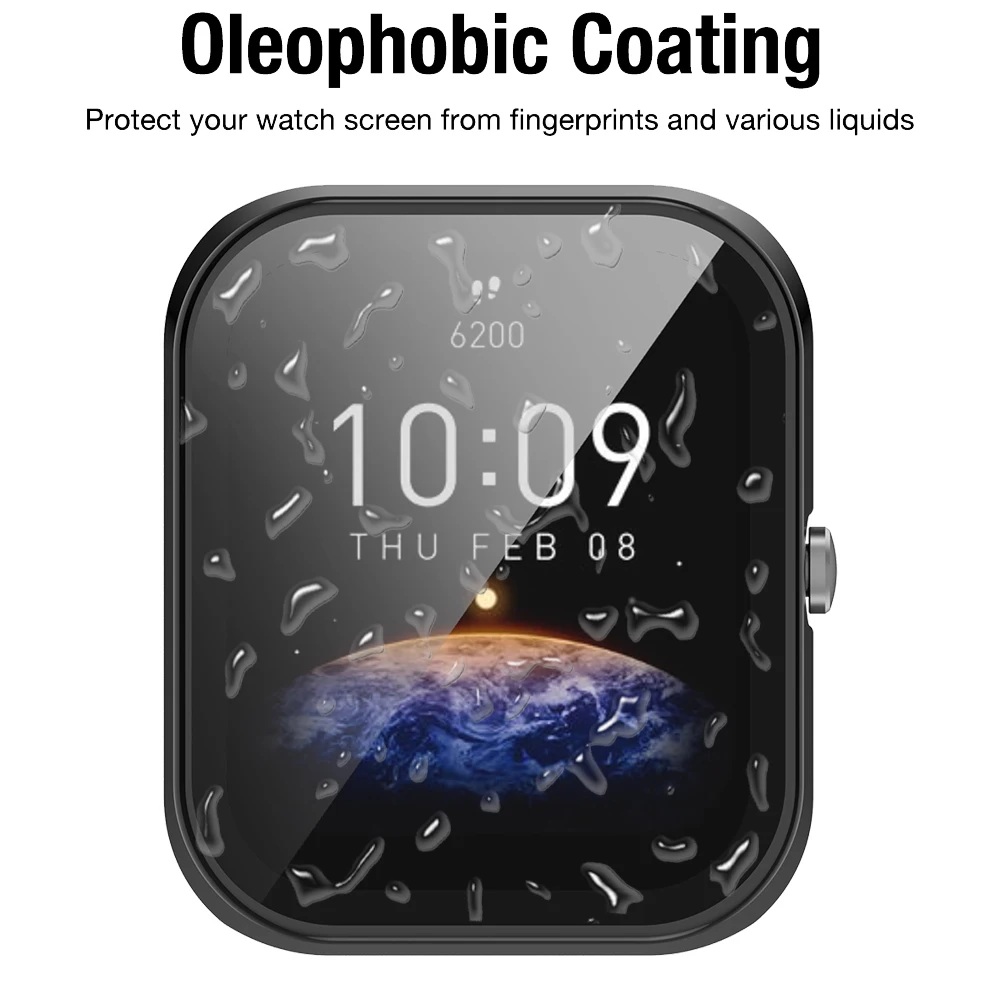 2-IN-1 ȣ ̽  ȭ , Amazfit Bip 3 Bip3 Pro Ƽ ũġ ȭ ȣ Ŀ ̽ ׼