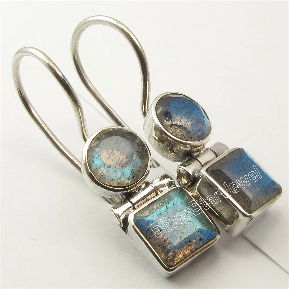 Many Color Classic Semi-precious Stone Earrings