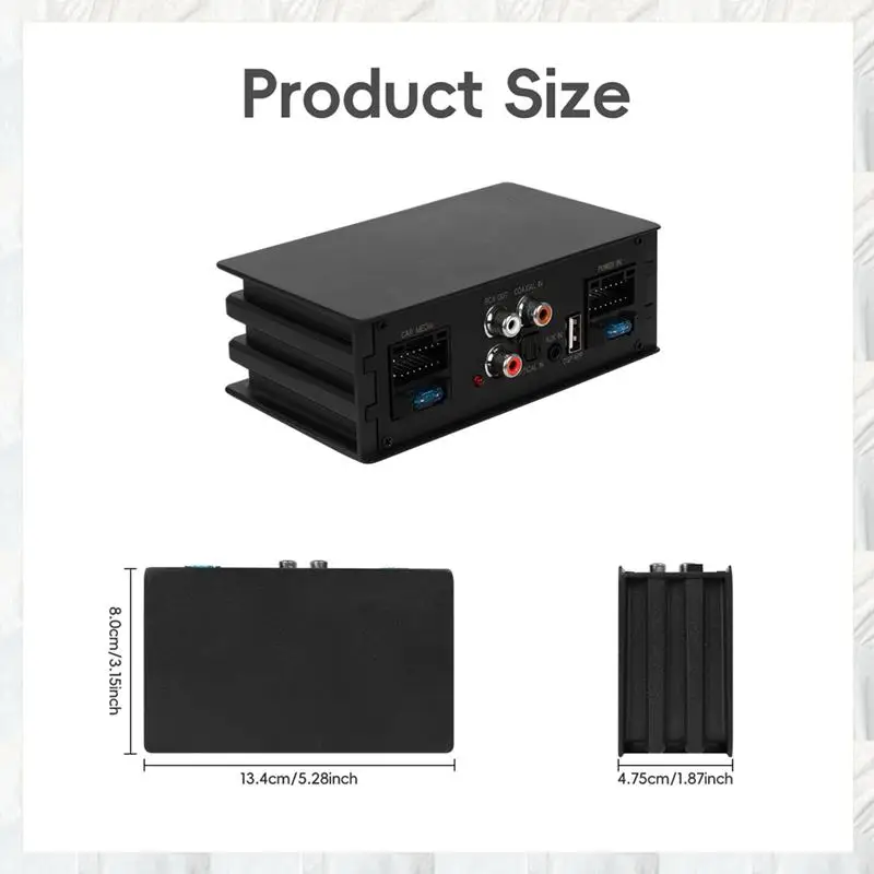 Hot Selling-Car Digital Signal Processor Amplifier For Radio Stereo Subwoofer With Fiber Optic Input Plug And Play,Car Digital S