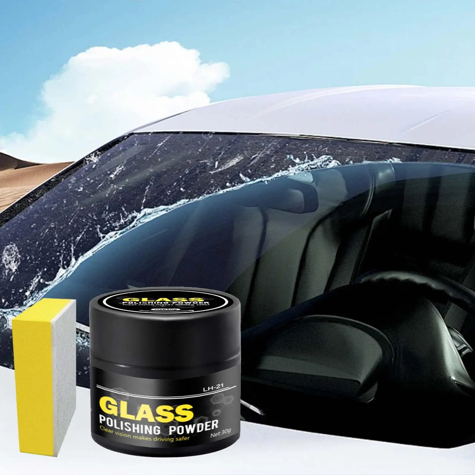 Cerium Oxide Glass Polishing Kit 3