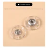 10Pcs Transparent Fastener Sewing Accessories Invisible Acrylic Snap Fastener Round DIY Press Stud 6