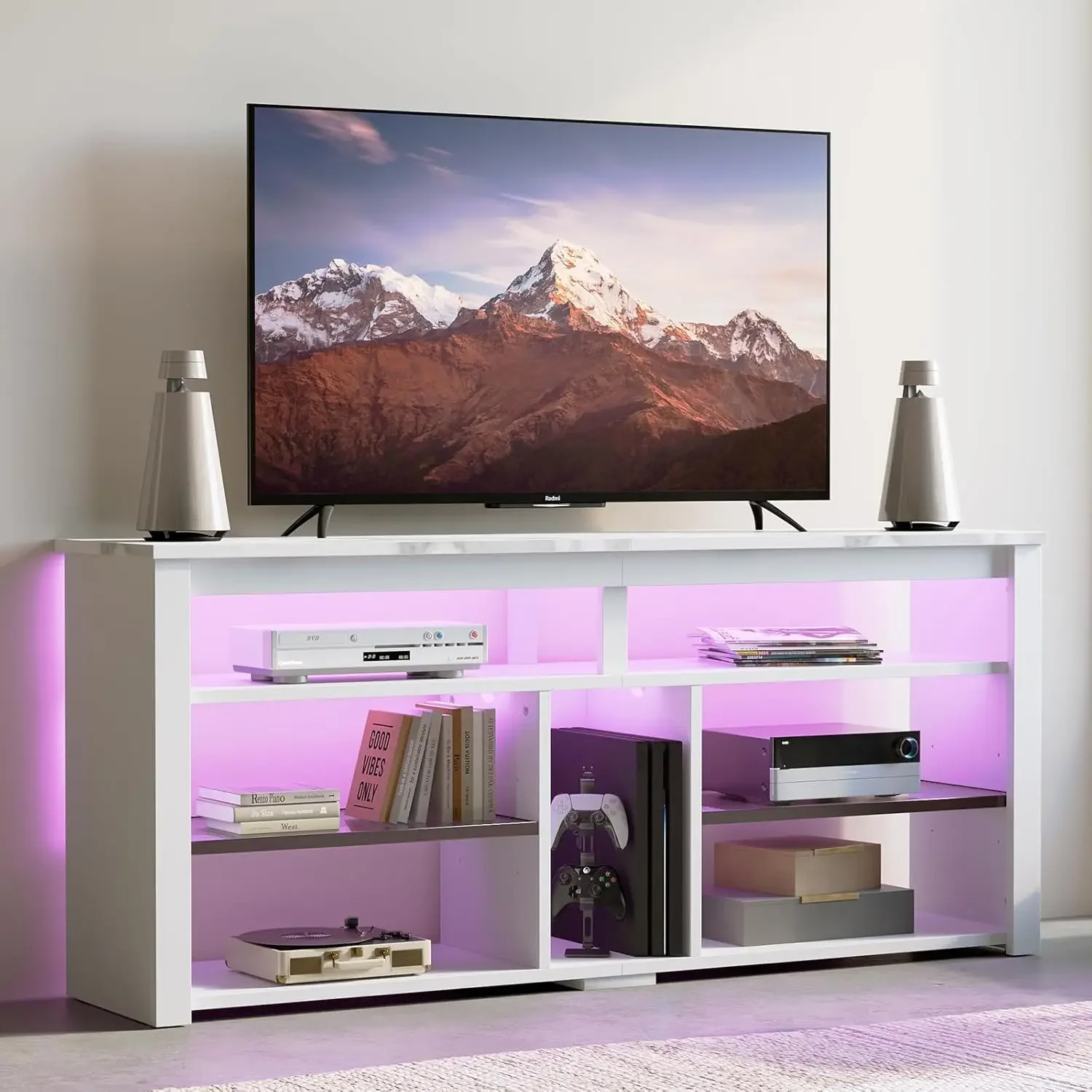 White Marble 55 inch