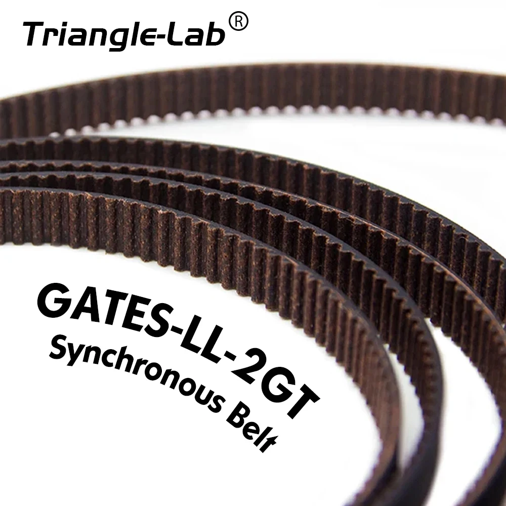 Trianglelab Gates 2GT Synchronous Belt - High-Quality Precision Timing Belt for 3D Printers Ender3, CR10, Anet - Durable Wear-Resistant Material - Multiple Width Options 6mm 9mm 10mm 12mm - GT2 Pulley Compatible - Easy Installation for DIY Enthusiasts and Professionals