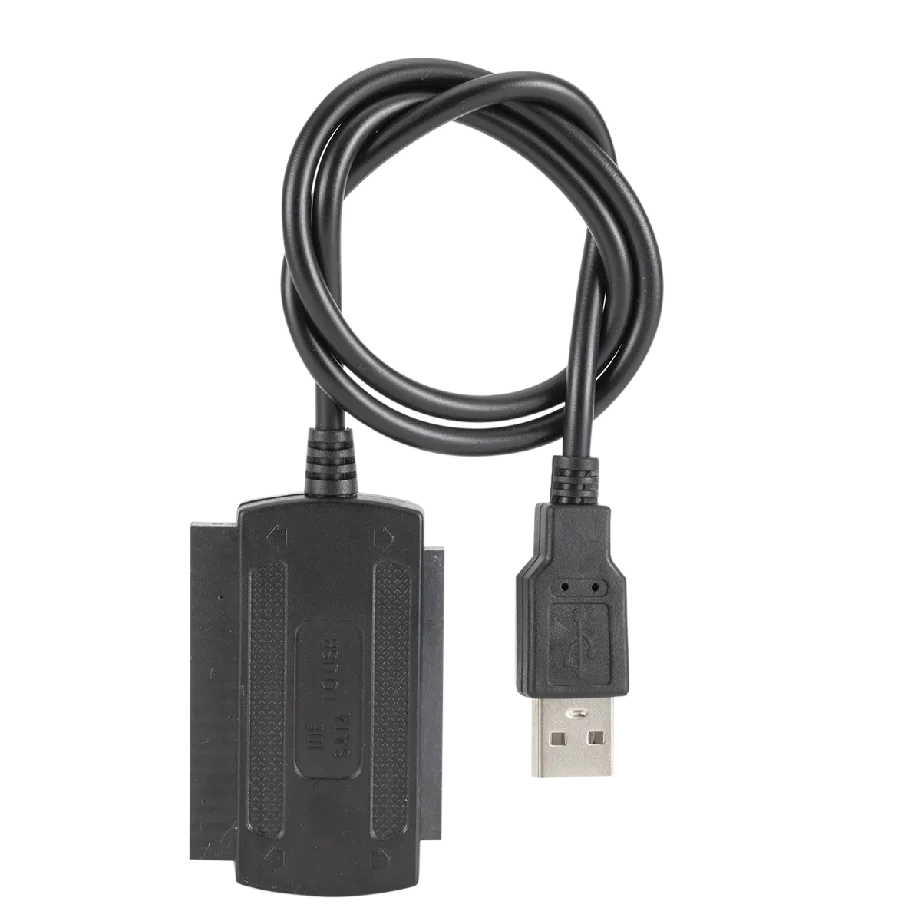 3-in-1 USB 2.0 To IDE / SATA 2.5",3.5" Hard Drive Disk HDD SSD 480Mb/s Data Interface Converter Adapter Cable