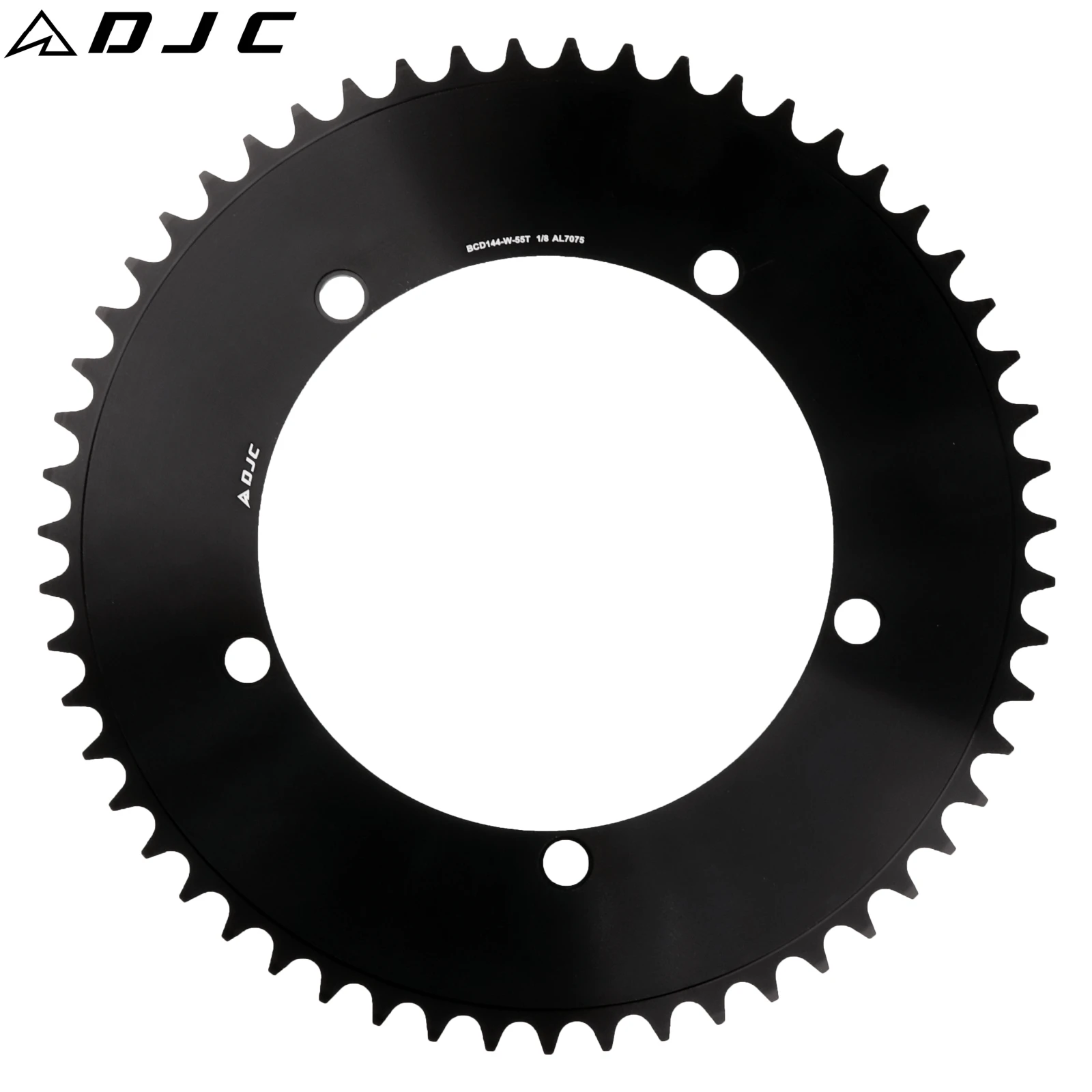 

DJC 144BCD Round Chainring Fixed Gear Fixie Track Bike 47T 49 51 53 55 57 59 61T Chainwheel 144 Bcd Tooth 1/2*1/8