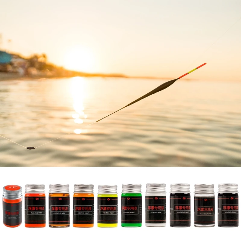 Fishing Floats DIY Fluorescent Paint Tail Painting Craft Fishing Floats  Tackle Accessory Indicator Visualable Buoy Tail - AliExpress