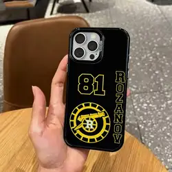 Silver - Plated Ice Hockey Heated Rivalry Phone Case - IPhoneXSMax (Z1)