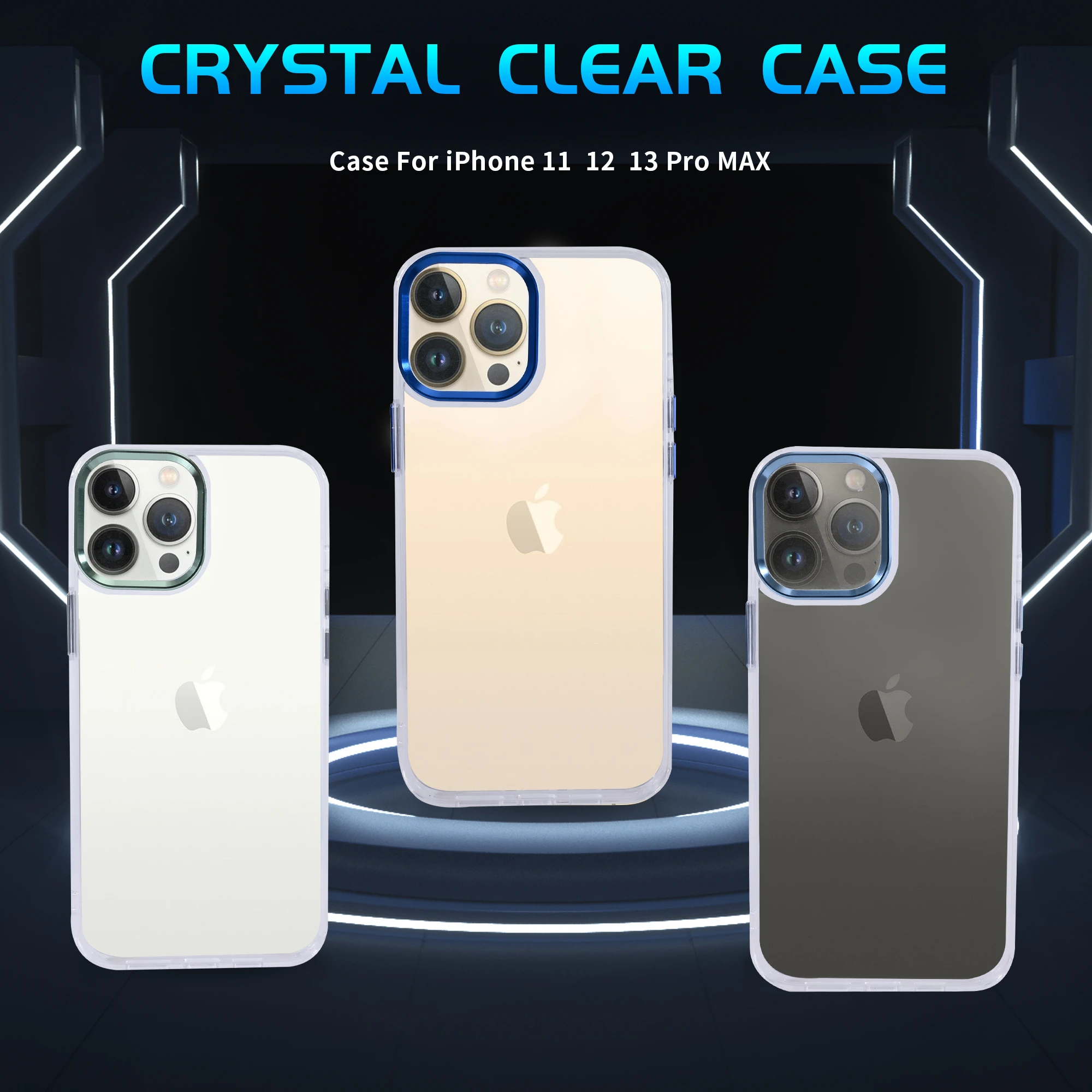 iphone xr wallet case Crystal Clear Shockproof Phone Case For Apple Silicone Transparent Cover Case For iPhone 11 12 13 Pro Max, Anti-fingerprint Case iphone 11 cover