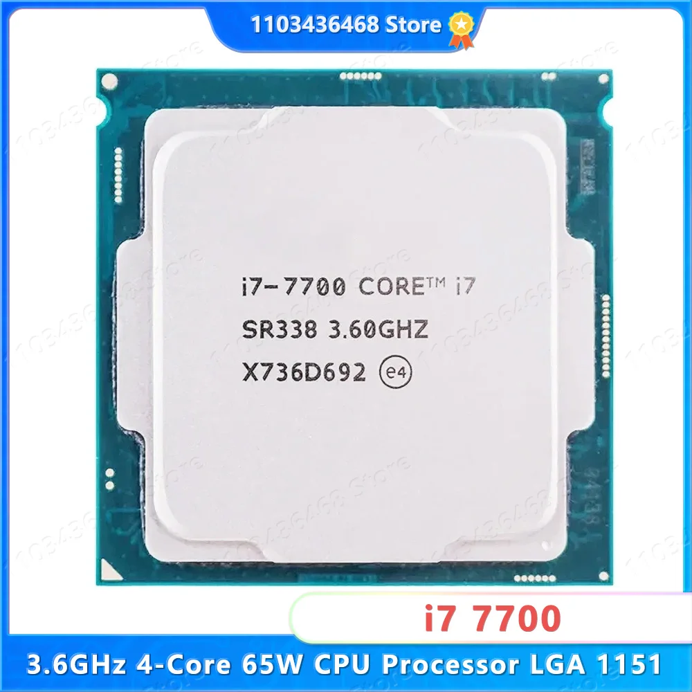 正常品 AMD Ryzen 5 5600X 6C/12T～4.6Ghz AM4 Intel Core i7-7700 SR338 4C 3.6GHz 8 MB 65W LGA1151 BX80677I77700