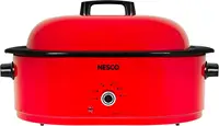 18 Quart Roaster Slow Cooker - Red 1