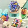 New Infinity Magic Cube Children Anti Stress Puzzle Fingertip Toy Kids Decompression Sensory Toys Variety Folding Cube 1