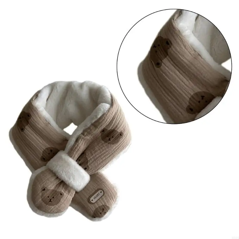 H055 Cartoon Baby Scarf Autumn Winter Baby Neck Scarf Warm Boys Girls Neckerchief