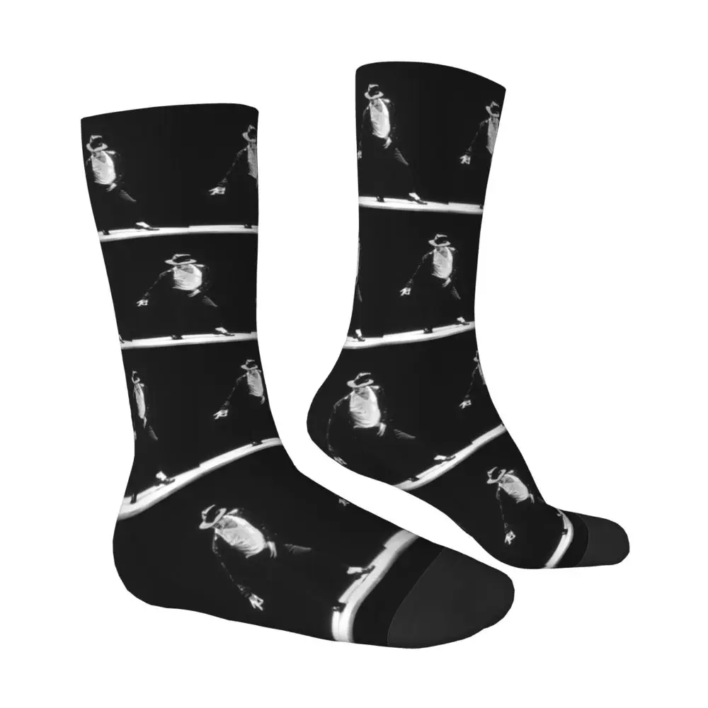 Michael 1984 Grammys Jackson Pop Art Portrait Socks Harajuku Stockings All Season Long Socks Accessories for Unisex Gifts