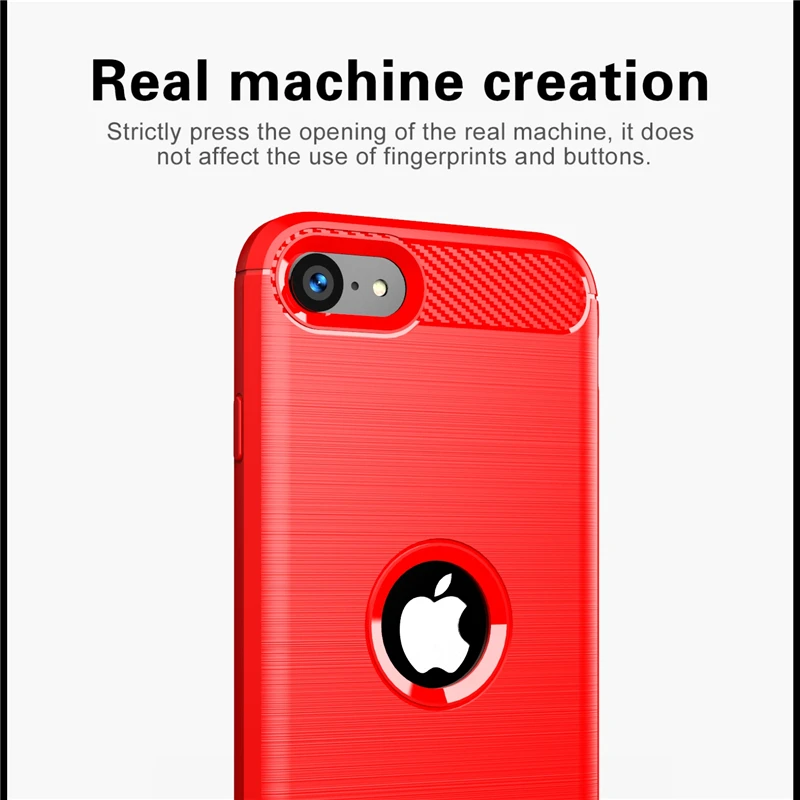 Shockproof Carbon Fiber TPU Phone Case - Enhanced Protection Cover