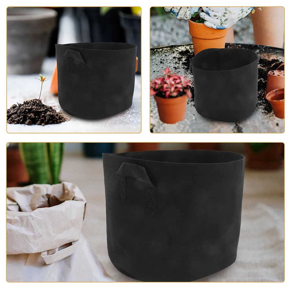 

3 шт., нетканые мешочки для растений