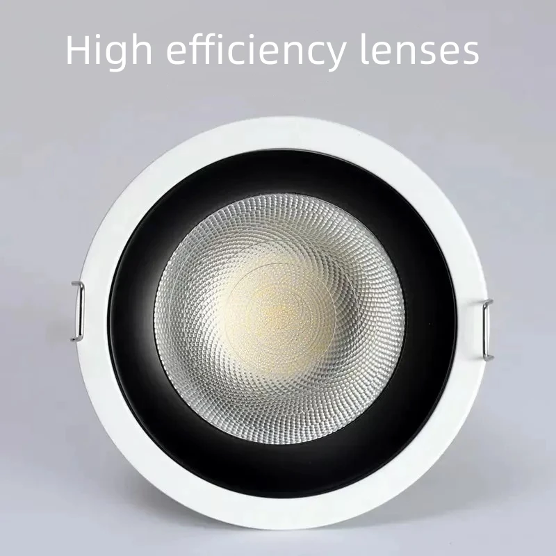 매입형 눈부심 방지 LED 통 디밍 가능 AC 85-265V 천장 조명 스포트라이트 12W 15W 18W 24W 가족 거실 침실 조명