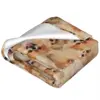 Pomeranian Blanket Pet Dog Picnic Flannel Throw Blanket Soft Durable Bedroom Design Bedspread Birthday Present 2