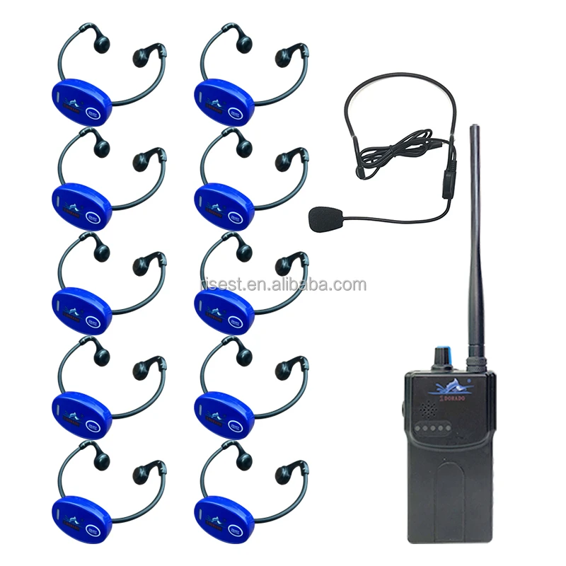 1 Set of H 902 Wireless Waterproof Radio Headphone for Swimming