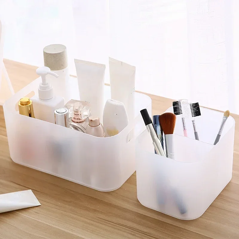 

Compartment Sunddry Cosmetic Box Household Clear Makeup Box Container Table Sorting Desktop Organizer Plastic Storage