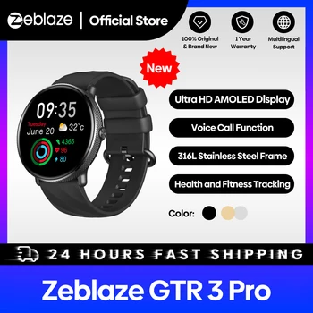 [World Premiere] Zeblaze GTR 3 Pro Fitness & Wellness Smart Watch AMOLED Display 316L Stainless Steel Smartwatch For Women 1