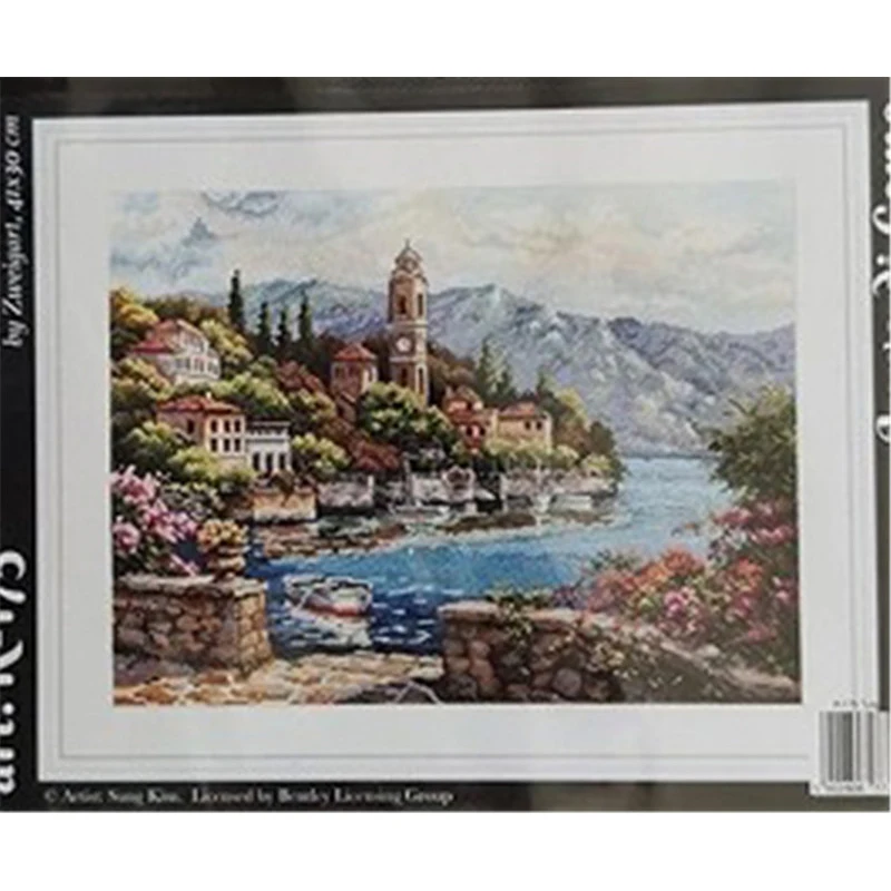

ZZ6415 Home Fun Cross Stitch Kits Package Greeting Needlework Counted Kits New Style Joy Sunday Kits Embroidery Cross-stitch Set