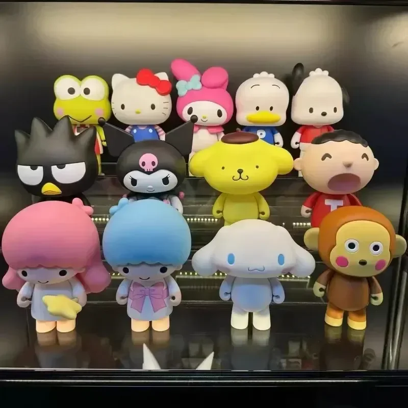 

Оригинальный семейный спутник Sanrio, серия альянсов, игрушечная кукла, большая детская декоративная подарочная коробка, праздничный подарок на день рождения