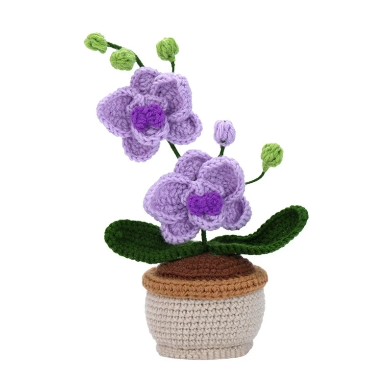 

DIY Crochet Flower Kits, with Yarn, Crochet Hooks, Instructions