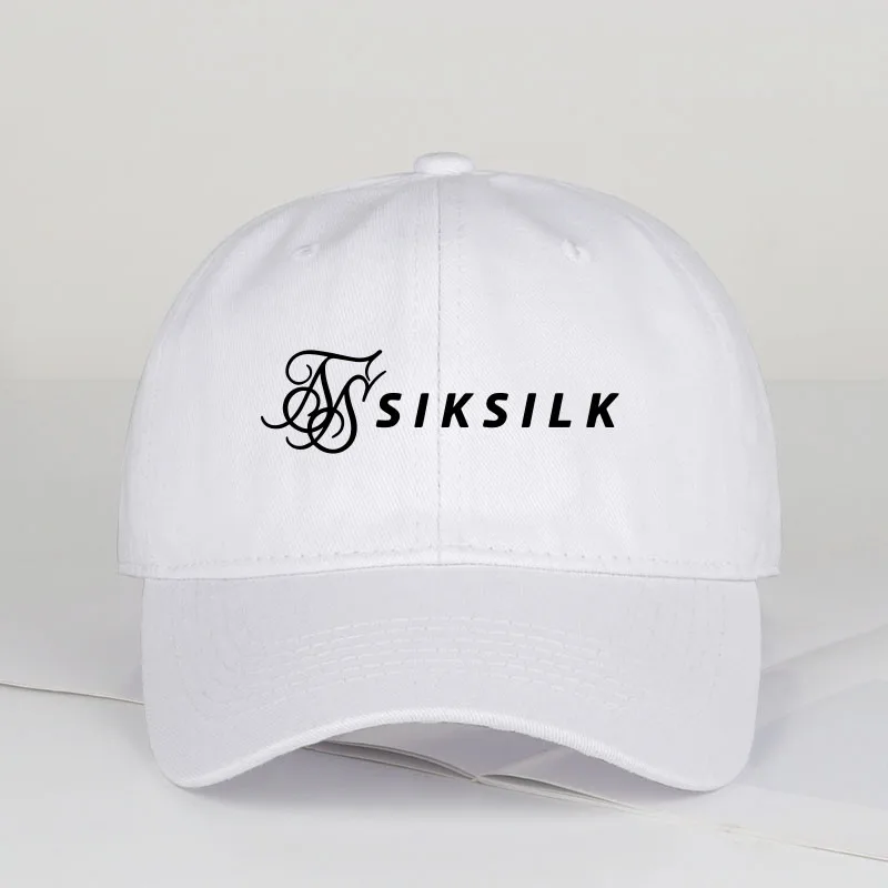 MLFO “SIKSILK” 프린트 소프트탑 야구 모자 가볍고 통기성이 좋으며 조절 가능한 유니섹스 일상복 패션 아이템