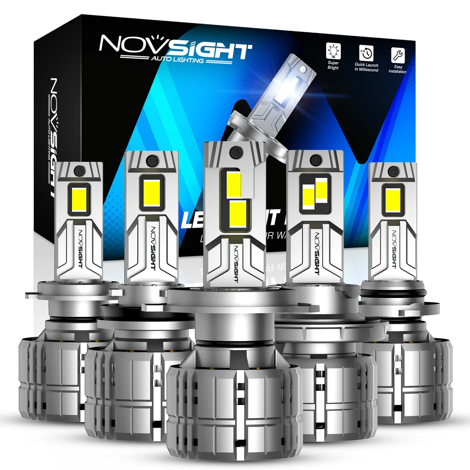 N67 Pro Series  H11 H8 H9 LED Bulbs Intelligent Cooling System 140W 3