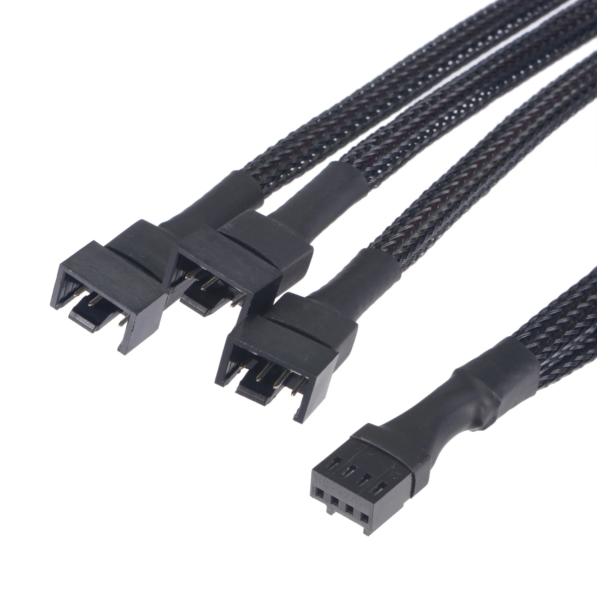 1/2Pcs Fan Splitter Cable 1 to 2/3 Plug / Male to Female 4 Pin Computer Fan Power Extension Cable Converter For Matherboard CPU